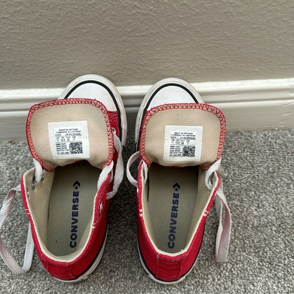 Red Toddler Converse - Picture 5 of 7